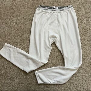Marmot Men BaseLayer Thermal Pants White Size Medium Ski Snow Outdoor, polyester